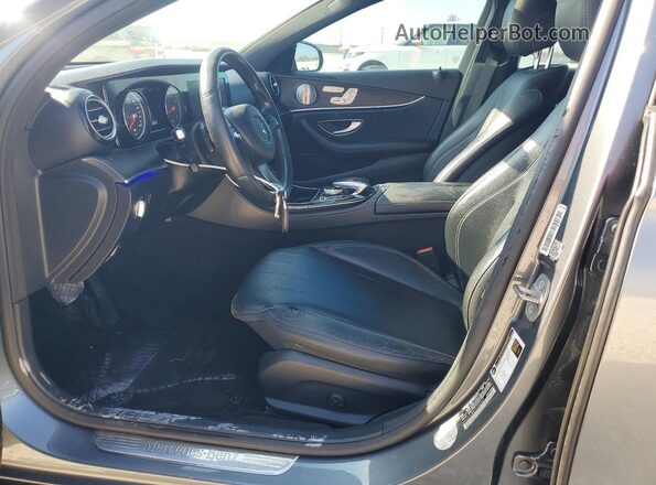 WDDZF4JB6HA082969 2017 MERCEDES-BENZ E Gray Widok wnętrza z przodu