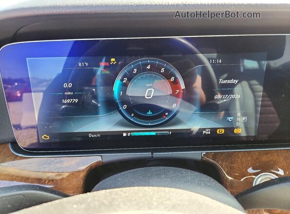 WDDZF4JB8HA041596 2017 MERCEDES-BENZ E Black Vista del cuadro de instrumentos