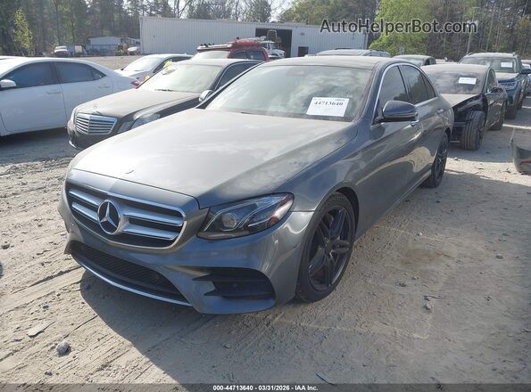 WDDZF4JB9HA196867 2017 MERCEDES-BENZ E-CLASS Серый Передняя левая четверть