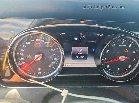 WDDZF4JB9KA526059 2019 MERCEDES-BENZ E Gray Instrument cluster view