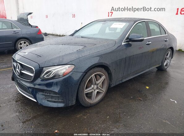 WDDZF4JBXHA008499 2017 MERCEDES-BENZ E-CLASS Blue Передня ліва чверть
