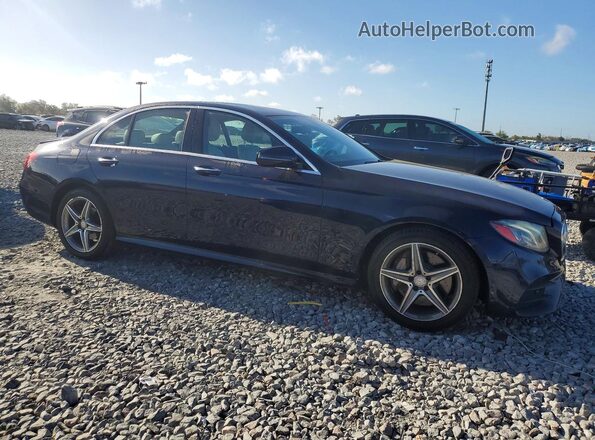 WDDZF4KB0HA047536 2017 MERCEDES-BENZ E Синий Передняя правая четверть