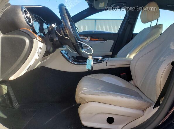 WDDZF4KB0HA047536 2017 MERCEDES-BENZ E Синий Вид салона спереди