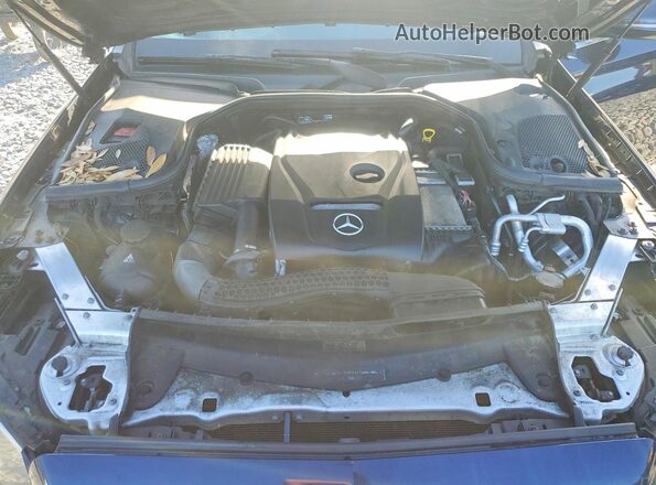 WDDZF4KB0HA047536 2017 MERCEDES-BENZ E Синий Вид задней части салона