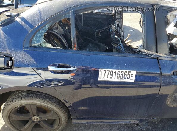 WDDZF4KB0HA242732 2017 MERCEDES-BENZ E Blue უკანა სავარძლების ხედი