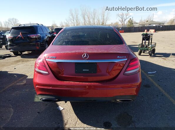 WDDZF4KB0KA585807 2019 MERCEDES-BENZ E-CLASS Red 
