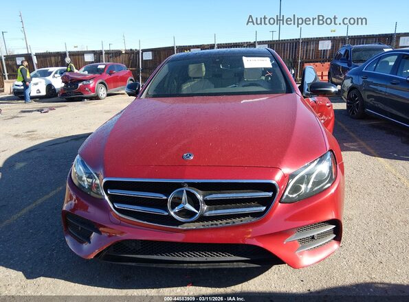 WDDZF4KB0KA585807 2019 MERCEDES-BENZ E-CLASS Red Սարքավորումների վահանակի տեսք