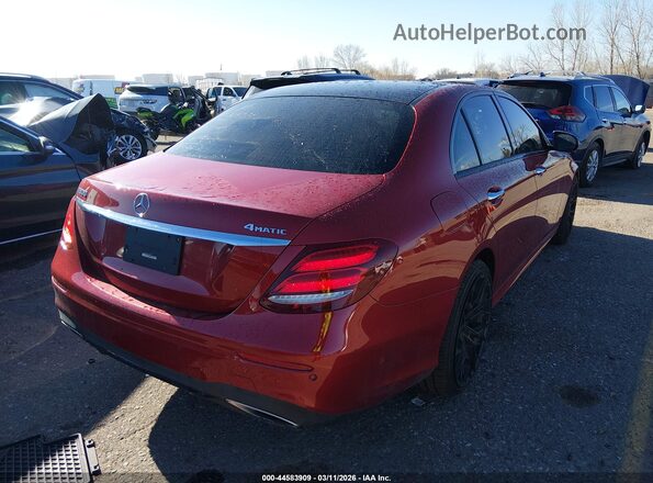WDDZF4KB0KA585807 2019 MERCEDES-BENZ E-CLASS Red Հետևի աջ