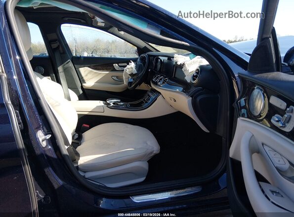 WDDZF4KB1HA063423 2017 MERCEDES-BENZ E-CLASS Dark Blue Front interior view
