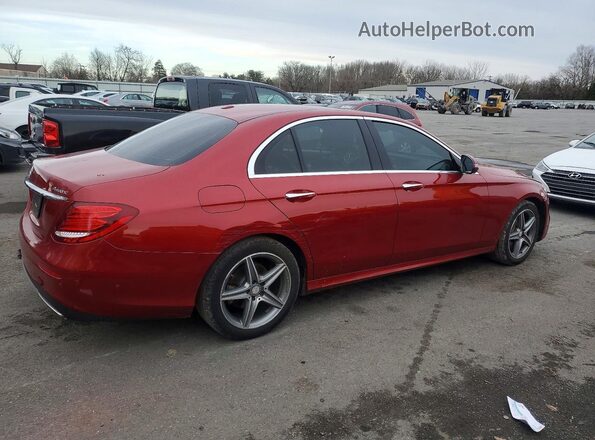 WDDZF4KB3HA063102 2017 MERCEDES-BENZ E Красный Задняя левая четверть