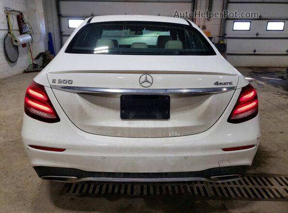 WDDZF4KB3HA071054 2017 MERCEDES-BENZ E White უკანა ხედი