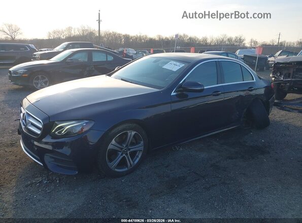 WDDZF4KB6JA330917 2018 MERCEDES-BENZ E-CLASS Blue Vista tres cuartos delantera izquierda
