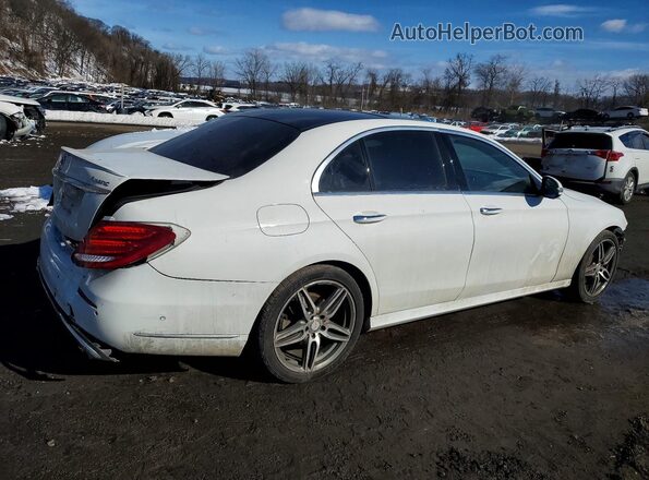 WDDZF4KB8HA201989 2017 MERCEDES-BENZ E White Tył prawy