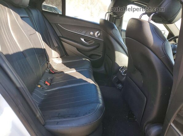 WDDZF4KB8HA201989 2017 MERCEDES-BENZ E White Widok tylnych siedzeń