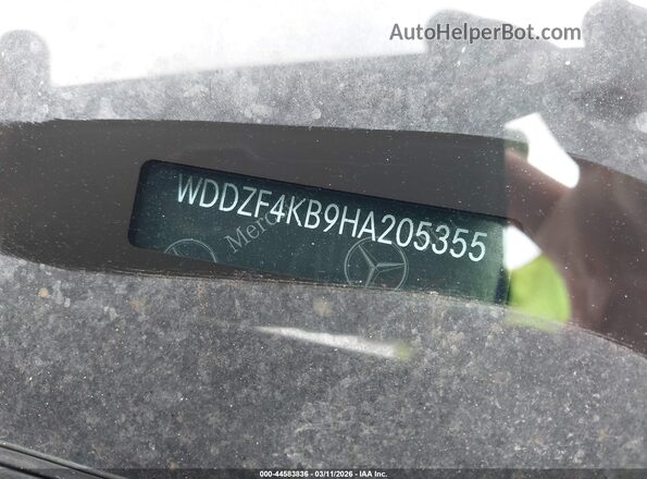 WDDZF4KB9HA205355 2017 MERCEDES-BENZ E-CLASS Blue 