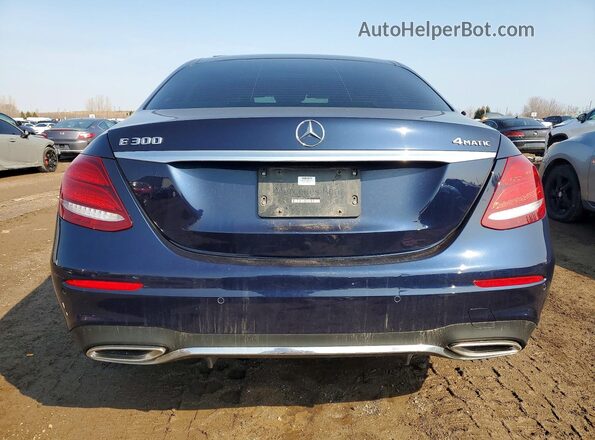 WDDZF4KB9KA664117 2019 MERCEDES-BENZ E Blue Вид ззаду