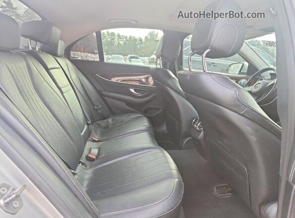 WDDZF4KBXHA215313 2017 MERCEDES-BENZ E Silver უკანა სავარძლების ხედი