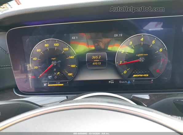 WDDZF6EB4JA478779 2018 MERCEDES-BENZ AMG E 43 Black უკანა სავარძლების ხედი