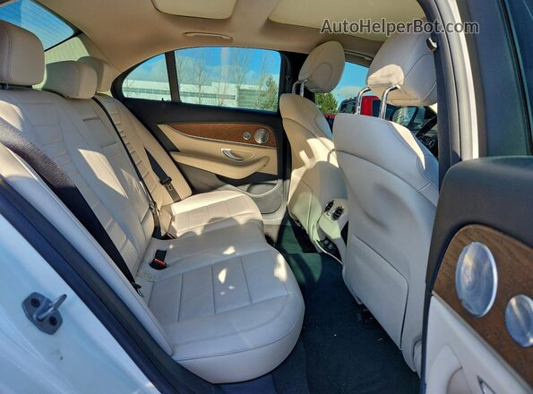 WDDZF6JB8KA531314 2019 MERCEDES-BENZ E White Rear seats view