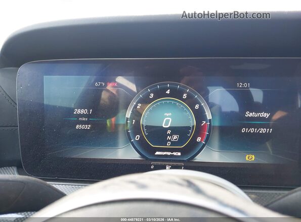 WDDZF8KB1KA553360 2019 MERCEDES-BENZ AMG E 63 Gray Vista de los asientos traseros