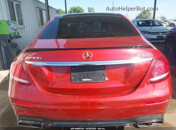 WDDZF8KB5JA246742 2018 MERCEDES-BENZ AMG E 63 Red 