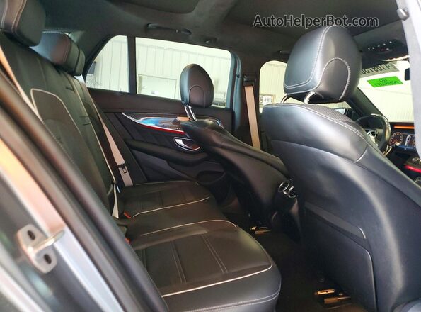 WDDZH8KB4KA545439 2019 MERCEDES-BENZ E Gray უკანა სავარძლების ხედი