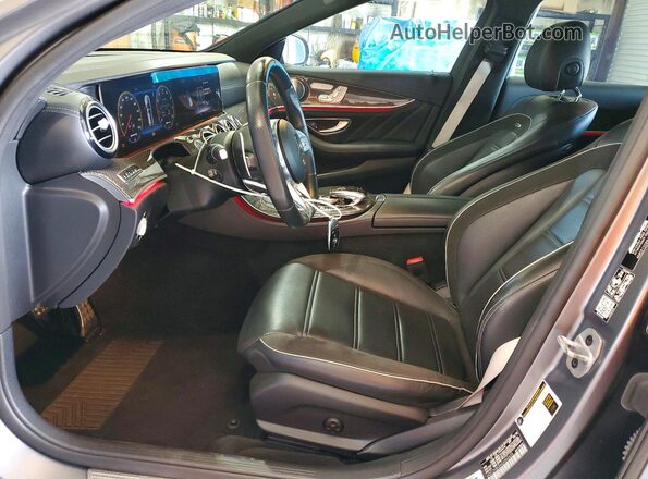 WDDZH8KB4KA545439 2019 MERCEDES-BENZ E Gray წინა სალონის ხედი