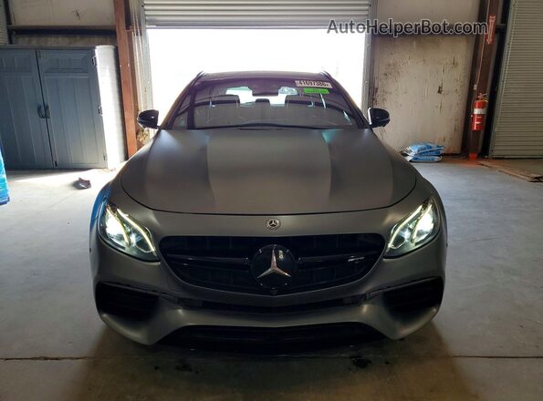 WDDZH8KB4KA545439 2019 MERCEDES-BENZ E Gray წინა ხედი