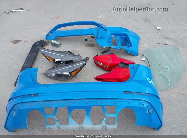 WF0DP3TH2J4127257 2018 FORD FOCUS RS Light Blue Vista del cuadro de instrumentos