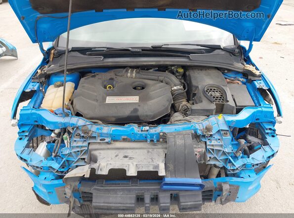WF0DP3TH2J4127257 2018 FORD FOCUS RS Light Blue Vista trasera