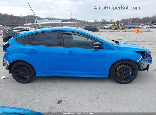 WF0DP3TH2J4127257 2018 FORD FOCUS RS Light Blue Vista interior de 360 grados