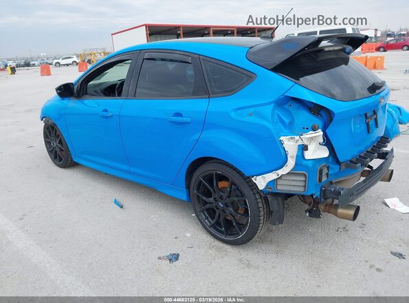 WF0DP3TH2J4127257 2018 FORD FOCUS RS Light Blue Trasero izquierdo