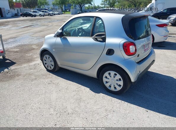 WMEFJ9BAXJK322654 2018 SMART FORTWO ELECTRIC DRIVE Silver Tył lewy