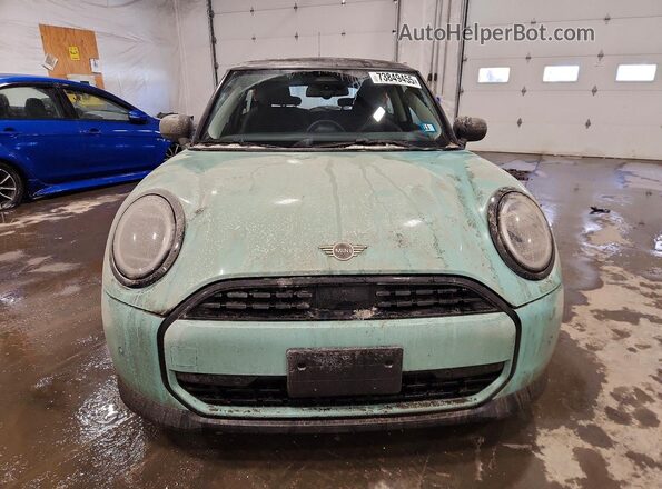 WMW13GD06S2W77640 2025 MINI COOPER Turquoise Դիմացի տեսք