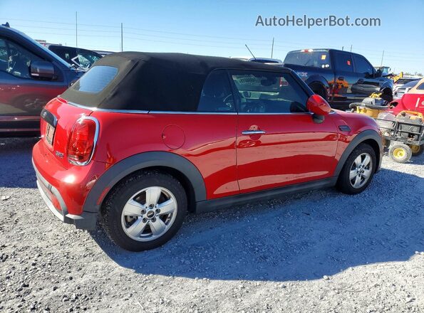 WMW23DL06N3N91490 2022 MINI COOPER Red Tył prawy