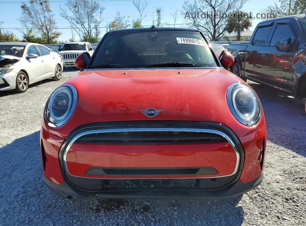 WMW23DL06N3N91490 2022 MINI COOPER Red Widok z przodu