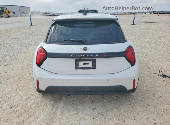 WMW23GD01S2W19987 2025 MINI COOPER White Rear view
