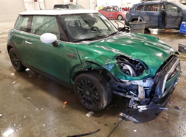 WMW33DH00P2T37912 2023 MINI COOPER Зеленый Передняя правая четверть