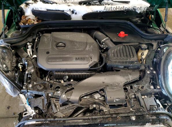 WMW33DH00P2T37912 2023 MINI COOPER Зеленый Вид задней части салона