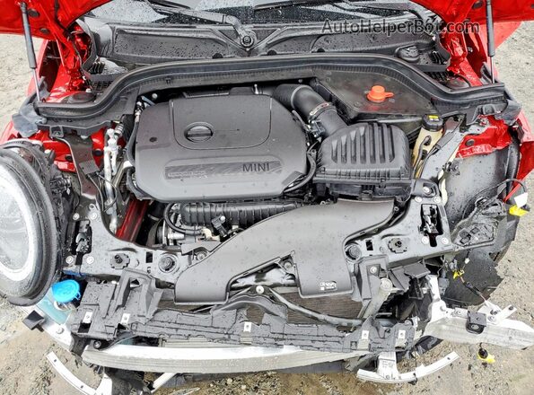 WMW33DH08N2R32164 2022 MINI COOPER Red Вид підкапотного простору