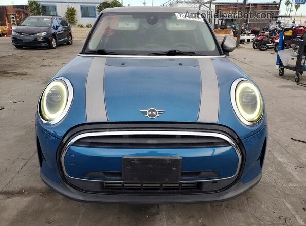 WMW33DK01N2P61878 2022 MINI COOPER Blue Widok z przodu