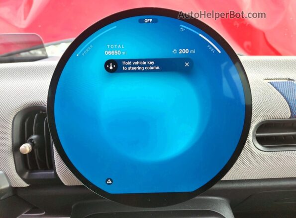 WMW43GD00S2X57657 2025 MINI COOPER Red Вид щитка приладів