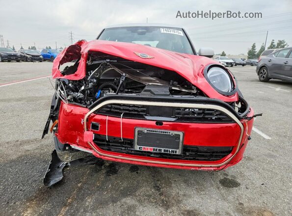 WMW43GD00S2X57657 2025 MINI COOPER Red Вид спереду