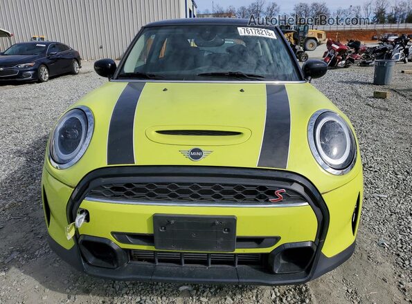 WMW53DH00P2T77187 2023 MINI COOPER Green Դիմացի տեսք