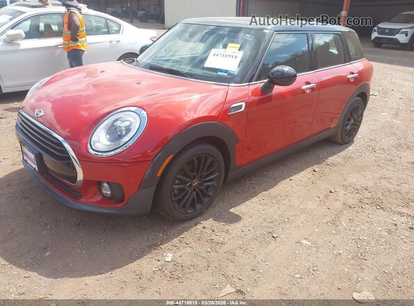 WMWLN5C53G2E31238 2016 MINI CLUBMAN Красный Передняя левая четверть