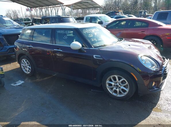 WMWLN5C58G2E31428 2016 MINI CLUBMAN Purple Rear interior view