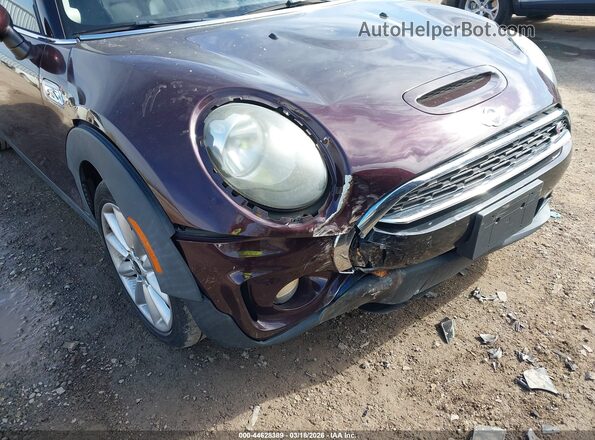 WMWLN9C34H2E49724 2017 MINI CLUBMAN Burgundy წინა ხედი
