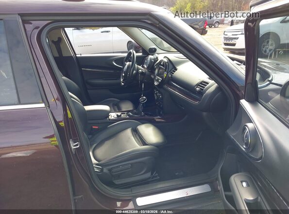WMWLN9C34H2E49724 2017 MINI CLUBMAN Burgundy წინა სალონის ხედი
