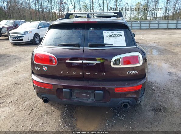WMWLN9C34H2E49724 2017 MINI CLUBMAN Burgundy 