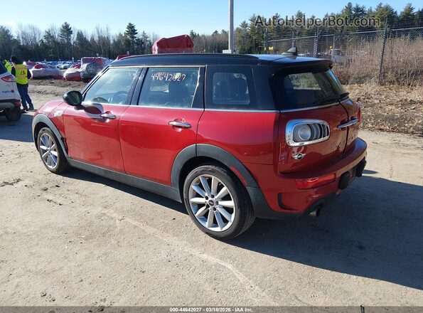 WMWLN9C59G2E47614 2016 MINI CLUBMAN Красный Задняя левая четверть